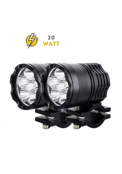 Knmaster Fighter S 20w Çakarlı Motosiklet Led Sis Farı