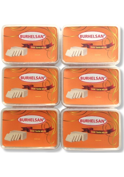 Burhelsan Sade Tahin Helvası 6 x 750 G