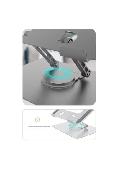 360 Derece Dönebilen Katlanabilir Metal Telefon Ve Tablet Standı