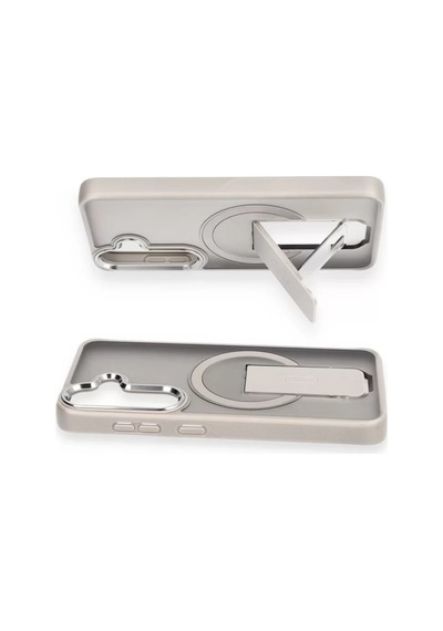 Newface Samsung Galaxy S24 Tork Magsafe Standlı Kapak - Lila