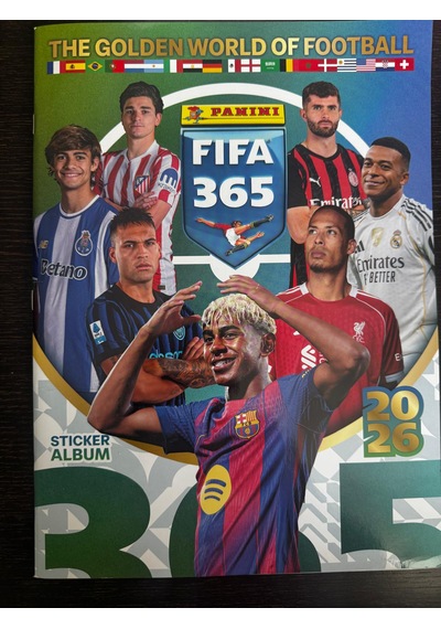 The Golden World Of Football Sticker Albüm 2026 + 2 Kart
