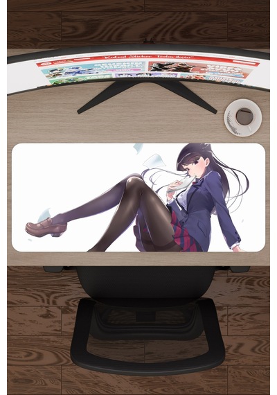 Komi Can't Communicate Dikişli Kauçuk Oyuncu Mousepad V5 - 70x30 Xl Gaming Mouse Pad