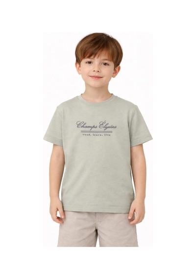 Yale Kids 8-12 Yaş Erkek Çocuk Tişört Soft Mint Yeşil