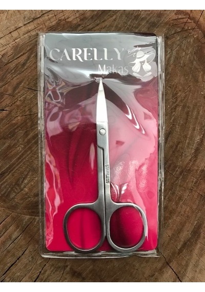 CARELLY ÇELİK EĞRİ MİNİ MAKAS KAŞ MAKASI BIYIK MAKASI MİNİ MAKAS