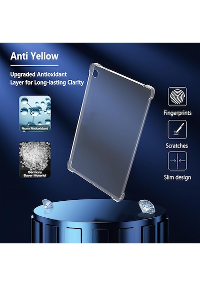 Samsung Galaxy Tab A11 Plus 2025 Uyumlu Tablet Kılıfı Köşe Korumalı Antişok Şeffaf Silikon Kapak Sm-x230 X235 X236 Arka Kapak Samsung Galaxy Tab A11 Plus 2025 Uyumlu Tablet Kılıfı Köşe Korumalı Antişok Şeffaf Silikon Kapak Sm-x230 X235 X236 Arka Kapak