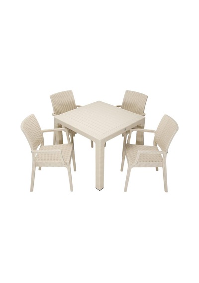 Mandella Elit Rattan 90x90 Elit Koltuk Masa Takımı Çölbeji Diğer