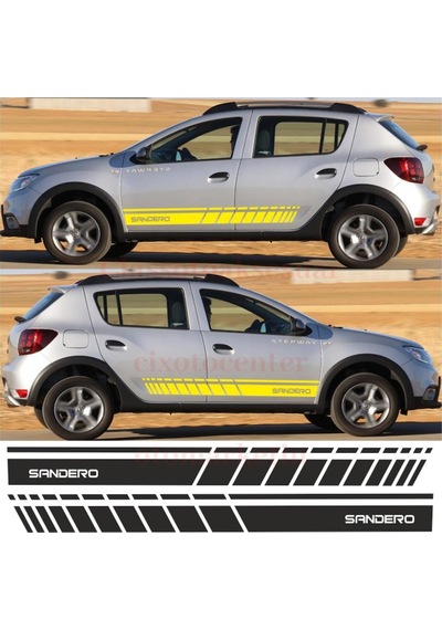 Dacia Sandero Yan Şerit Oto Sticker (288415879) Dacia Sandero Yan Şerit Oto Sticker (288415879)