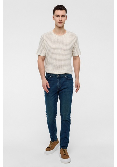 Backandbond Haki Slim Fit Denim Pantolon Çok Renkli