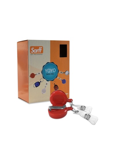 Sarff Yuvarlak Kancalı Kırmızı Eko Yoyo 25 Adet