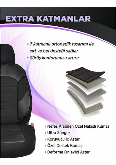 Orqide Anka Serisi Fiat / Tofaş Murat 124 Oto Kılıfı