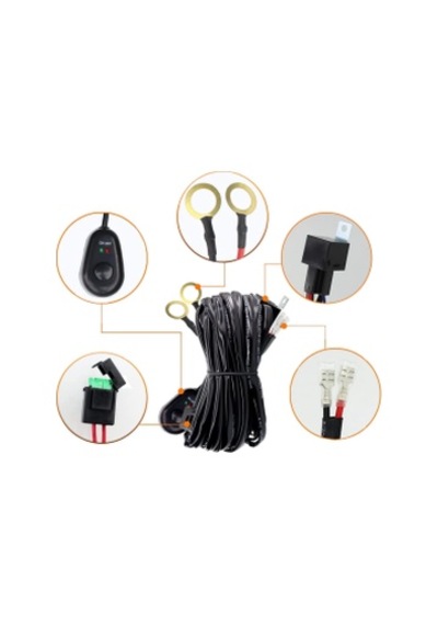 300w 18 Awg Kablo Demeti 15a Off Road Led Açma Kapama Kumandalı