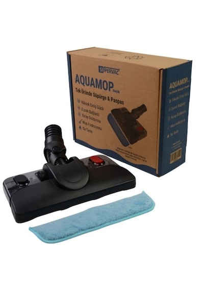 Universal Aquamop Su Hazneli Elektrikli Süpürge Emici Başlık 32mm Renk - Siyah