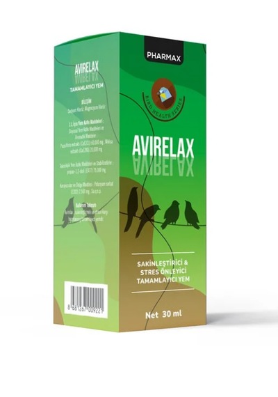 Pharmax Avirelax 30 Ml Muhabbet Kuşu Ve Papağanlar İçin Tüy Yolma Ve Sakinleştirici