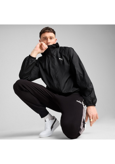 Puma Essentials Regular Windbreaker Erkek Siyah Ceket 026 684625 Siyah