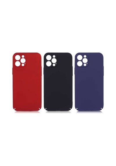 Zore İphone 12 Pro Uyumlu Ogaa Kapp Kılıf-kırmızı