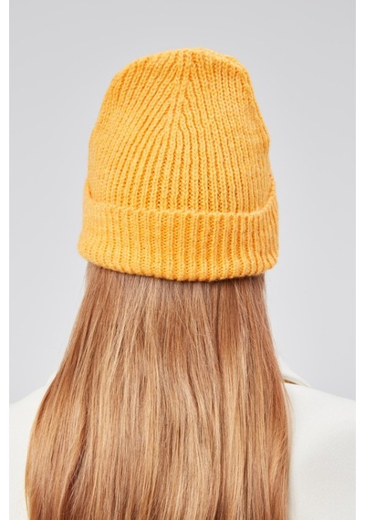 Derikem Basic Şık Standart Lüks Unisex Tiftik Bere Açık Turuncu