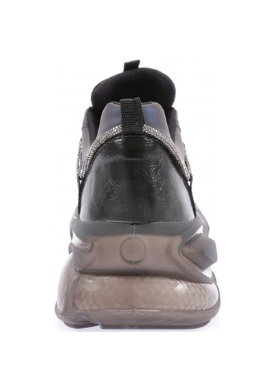 Dgn 70117-22y Kadın Bağcıklı Kalın Taban Sneakers Ayakkabı 70117-2027-R1534 Siyah