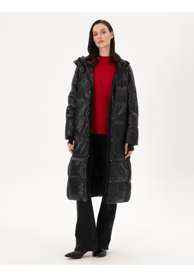 Pierre Cardin Kadın Siyah Kaban 50290312-vr046 Siyah