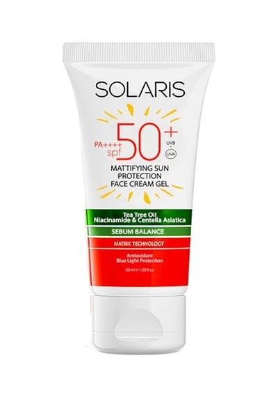 Yağlı Cilt Tipleri İçin Mat Bitişli Jel Güneş Kremi Spf 50+ 50 Ml
