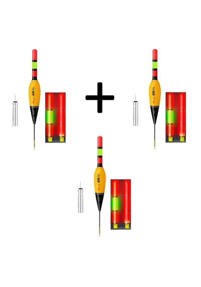 Renk Değiştiren Pilli Işıklı Şamandıra Akıllı Şamandıra Elektronik Şamandıra 40 Gr 3'lü Set