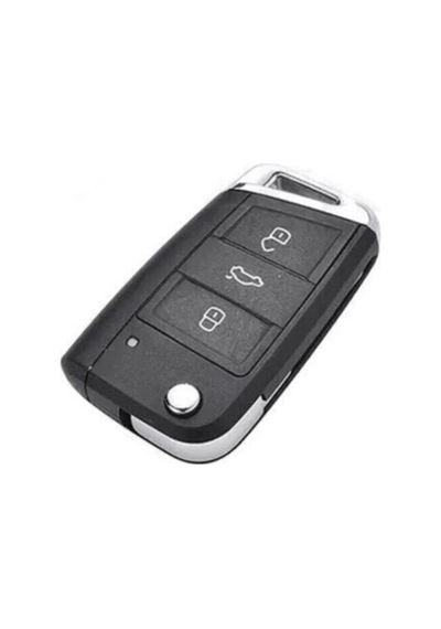 Gma Keys Lüx Golf 7 Golf 7,5 Tiguan Polo Uyumlu Nano Anahtar Koruma Kılıfı Gri Gold Altın Renk 1 .ci Kalite