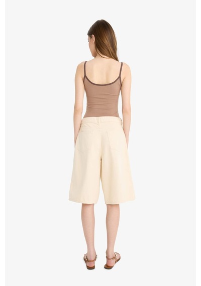 Defacto Coool Normal Bel Kısa Paça Gabardin Bermuda Şort F3133ax25hser105 Ekru Defacto Coool Normal Bel Kısa Paça Gabardin Bermuda Şort F3133ax25hser105 Ekru