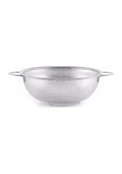 22cm Çift Kulplu Sepet Süzgeç Salata Süzgeci Meyve Süzgeci Makarna Süzgec - Paslanmaz Çelik Çift Kulplu 22cm Sep Genel