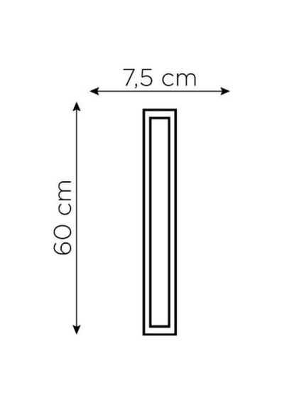 2'li Zmr 60cm 18w Bant Armatür Krom Çerçeve 6500k Beyaz Işık