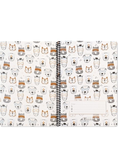 A4 Çizgili Defter Animal Friends Ozelalan1
