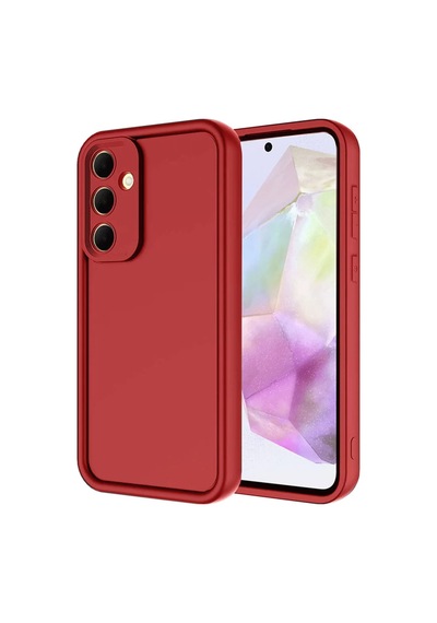 Newface Samsung Galaxy A26 Kılıf Viera Silikon - Kırmızı
