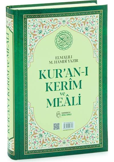 Kuranı Kerim Türkçe Mealli Orta Boy Yeşil - Qr Kodlu, Sesli Dinleme