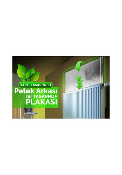 2 Adet Petek Radyatör Arkası Isı Yalıtım Levhası 50x100 Cm