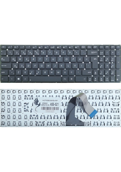 Asus Uyumlu X552L, A550JF, F550JD Klavye (Siyah)