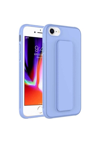 Apple Uyumlu iPhone Se 2020 Kılıf Zore Qstand Kapak Lila