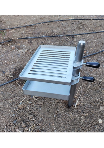Bravon Outdoor Taşınabilir Kamp Mangalı , Paslanmaz Mangal , Ateş Çukuru,dikdötgen , Isı Ayarlı