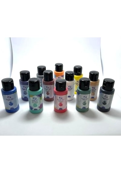 Ayrex Superart Akrilik Boya Seti 12'li 12x50 Ml Genel