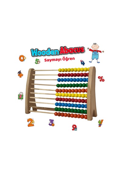Kumtoys Oyuncak Ahşap Abaküs