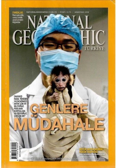National Geographic Türkiye - Genlere Müdahale Retro Koleksiyon Eski Sayı : Ağustos2016 Not: Ekleri Yoktur