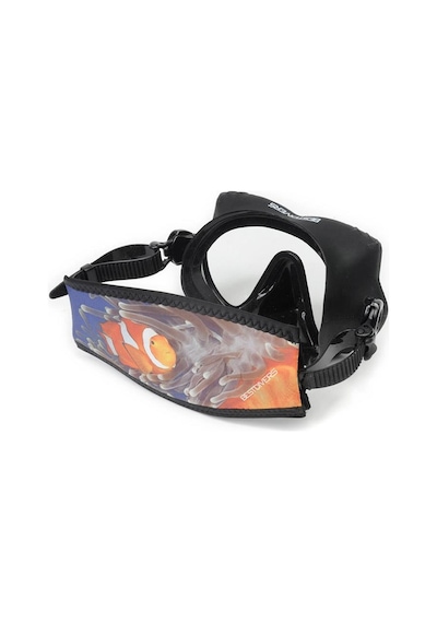 BestDivers Maske Arkalığı SKULL Neopren Velkrolu Gri