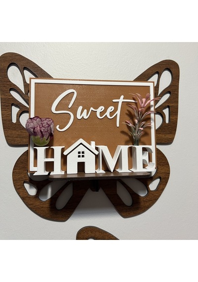 Sweet Home 3d Yazılı Dekoratif Masa Üstü Tablo - 14x10 Cm