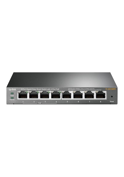 TP-Link TL-SG108PE 8 Port 10/100/1000 Mbps Easy Smart Switch
