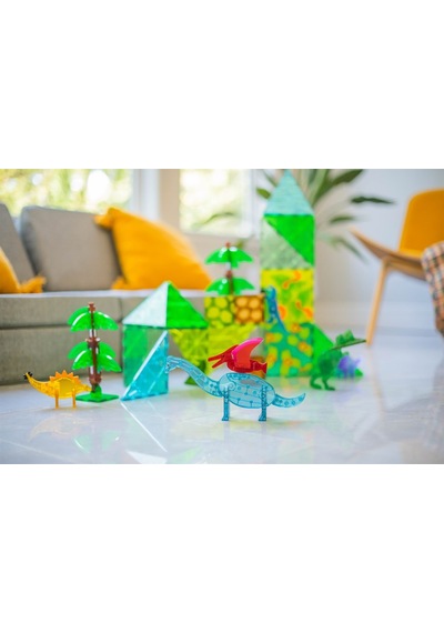 Magna-tiles - Dinozor Dünyası - 50 Parça - Xl