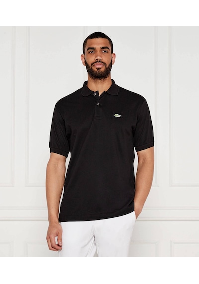 Lacoste Erkek Klasik Pike Kumaş Polo T-shirt Siyah