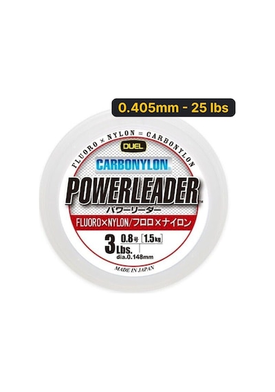 Duel Powerleader Carbonylon 50mt Misina 0.405mm - 25 Lbs