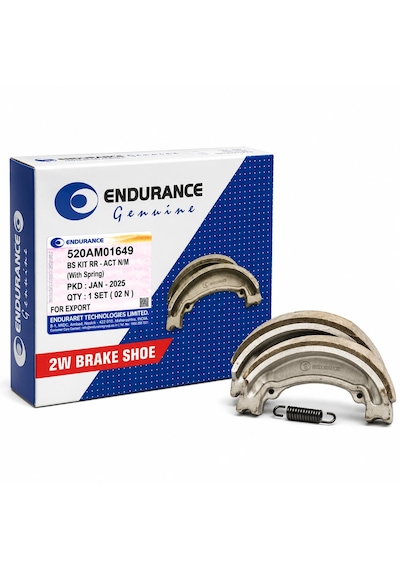 Genuine 520am01649 Arka Kampana Fren Balatası Yaylı Set Honda Activa 110 / Activa New Model Uyumlu