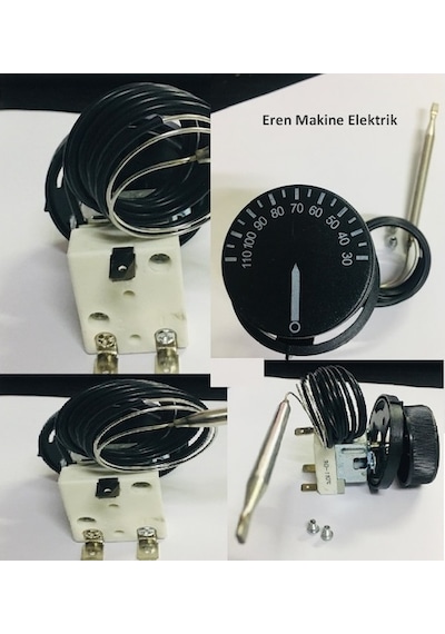 Gazlı Termostat 30-110 Derece 3 Ayaklı Semaver Ve Çay Mak. Uyumlu
