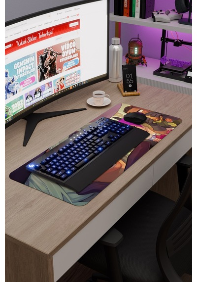 Brawlhalla Kaymaz Dikişli Kauçuk Oyuncu Mousepad V3 - 70x30 Xl Gaming Mouse Pad Fare Altlığı