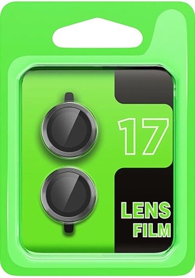 Newface Apple İphone 17 Raze Metal Kamera Lens - Gri