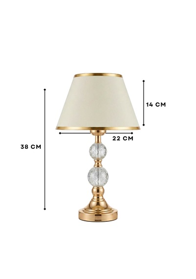 Homing Nile Gold Abajur 242835 Krem-gold