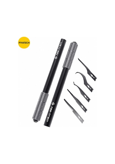 2+5 Cep Telefonu Anakart Tamir Bıçağı Seti Çift Saplı 5 Uçlu Cpu Ic Entegre Sökücü Kazıyıcı 11.5cm Çok Renkli